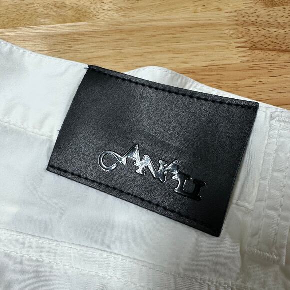 Canali Black Edition Cotton Blend Men's Pants White Sz 54 (US 37 ) New With Tags - Picture 4 of 11